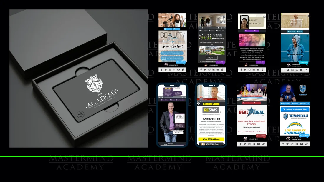 Custom NFC, QRs & Social Link