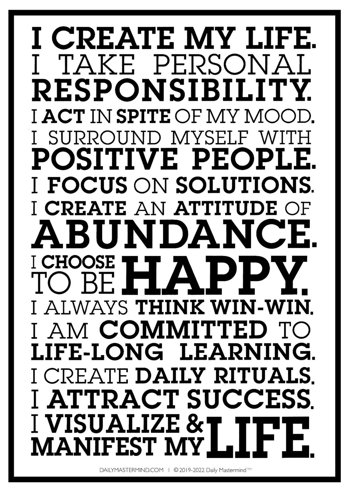 The 12 Pillars — The Daily Mastermind