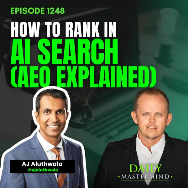 How to Rank in AI Search (AEO Explained) with AJ Aluthwala